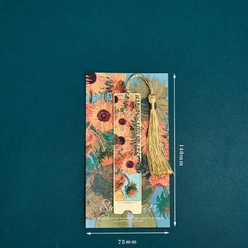 Aesthetic Floral Metal Bookmark | Industrial Anti-Slip Solution GLOBGRIP®