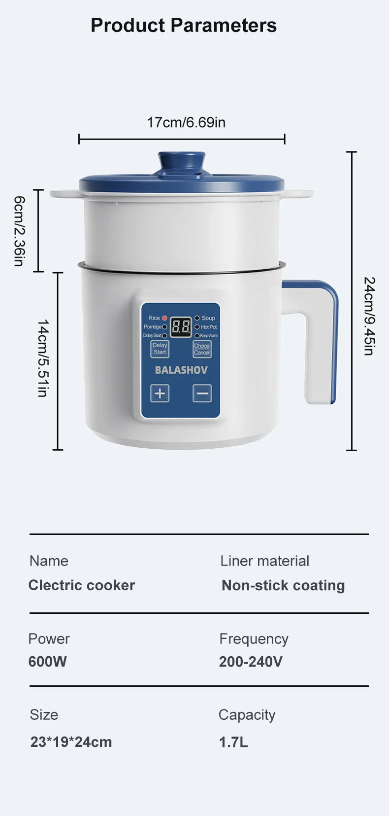 Electric Rice Cooker Single Double Layer Intelligent Automatic Home Mini  Kitchen Cooker 220V/EU Plug MultiCooker Steamed Rice P GLOBGRIP®