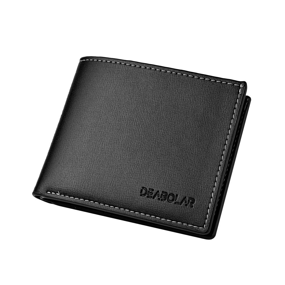 Pu Leather Men Short Wallet Thin Style Folding Young Men Credit Card Holder Wallet GLOBGRIP®