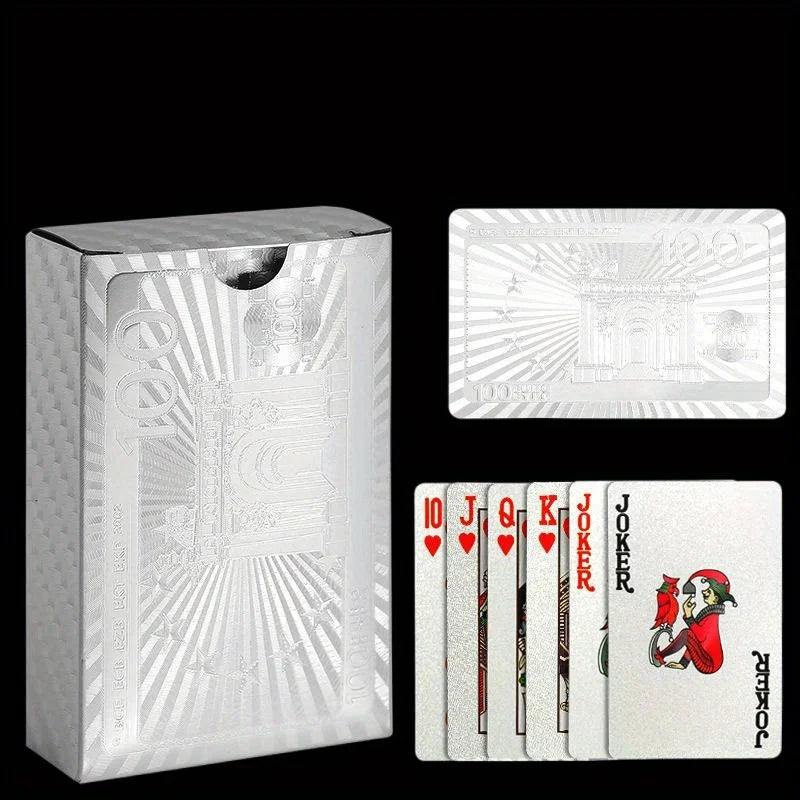 Multiple styles Color Playing Card Game Card Group Waterproof Poker Suit Magic Dmagic Package Board Game Gift Collection GLOBGRIP®