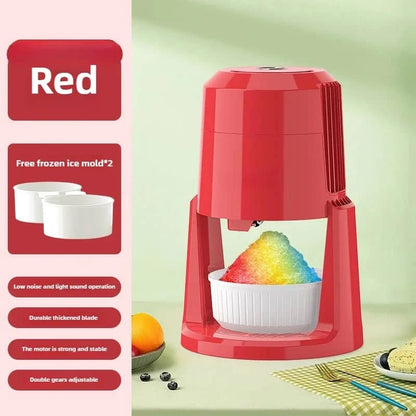 220V Automatic Electric Ice Shaver | Adjustable 2-speed Ice Crusher GLOBGRIP®