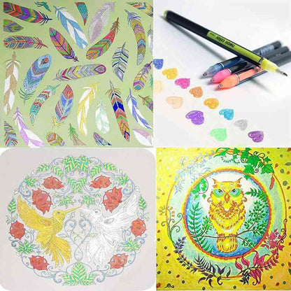 Metallic Glitter Gel Pens | 12–24PCS Colorful Art Markers | GLOBGRIP® GLOBGRIP®