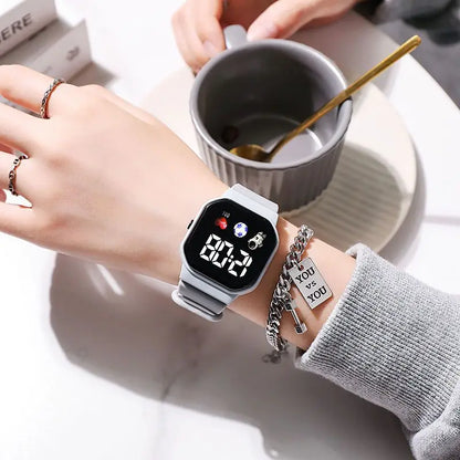 Kids Watch Sport LED Digital Watches Football Silicone Strap Waterproof Electronic Wristwatch for Children Boys Girls Gifts GLOBGRIP®