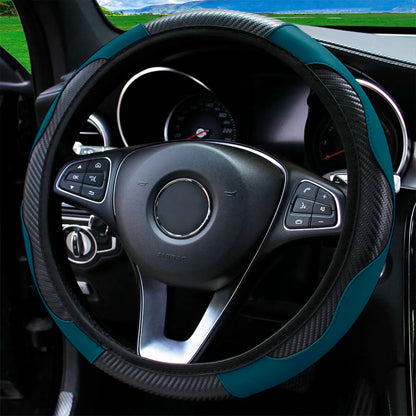 Carbon Fiber Leather Car Steering Wheel Cover GLOBGRIP®