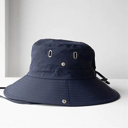 Summer Sun Hats UV Protection Outdoor Hunting Fishing Cap for Men Women Hiking Camping Visor Bucket Hat Neck Flap Fisherman Hat GLOBGRIP®