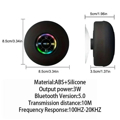 Portable Wireless Bluetooth Speaker LED | Industrial Anti-Slip Solution GLOBGRIP®