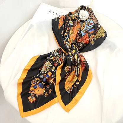 Luxury Silk Satin Square Scarf | Industrial Anti-Slip Solution GLOBGRIP®