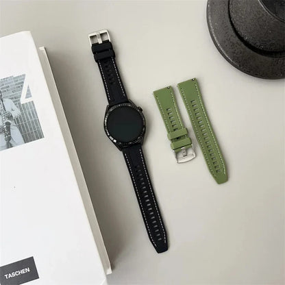 22mm Nylon Silicone Watch Bands For HUAWEI GT 4 46mm/Watch 4 Pro/GT 3 Sport Replacement Band for Samsung Galaxy Watch 6/5 Strap GLOBGRIP®