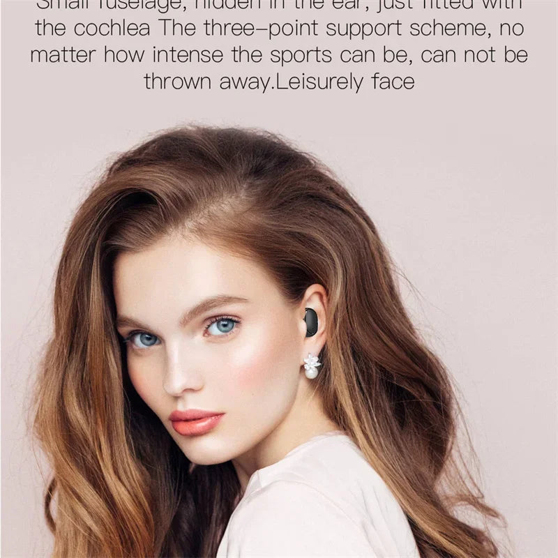 TWS E6S Wireless Bluetooth Earphones By Mic LED Display Stereo Noise Cancelling Headset With Charging Cable For All Smartphone GLOBGRIP®