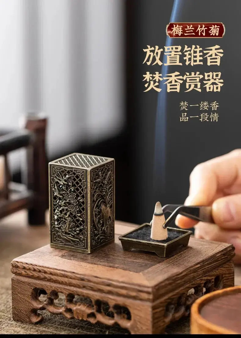 Square Vertical Incense Burner | Industrial Anti-Slip Solution GLOBGRIP®