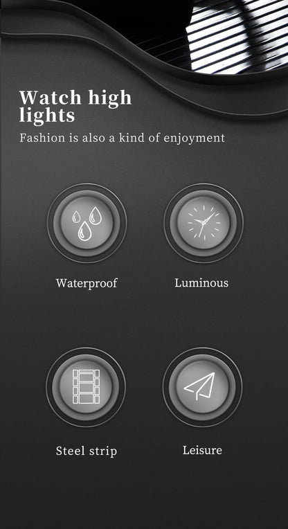 ✨ OPK Steel Belt Men’s Watch GLOBGRIP®