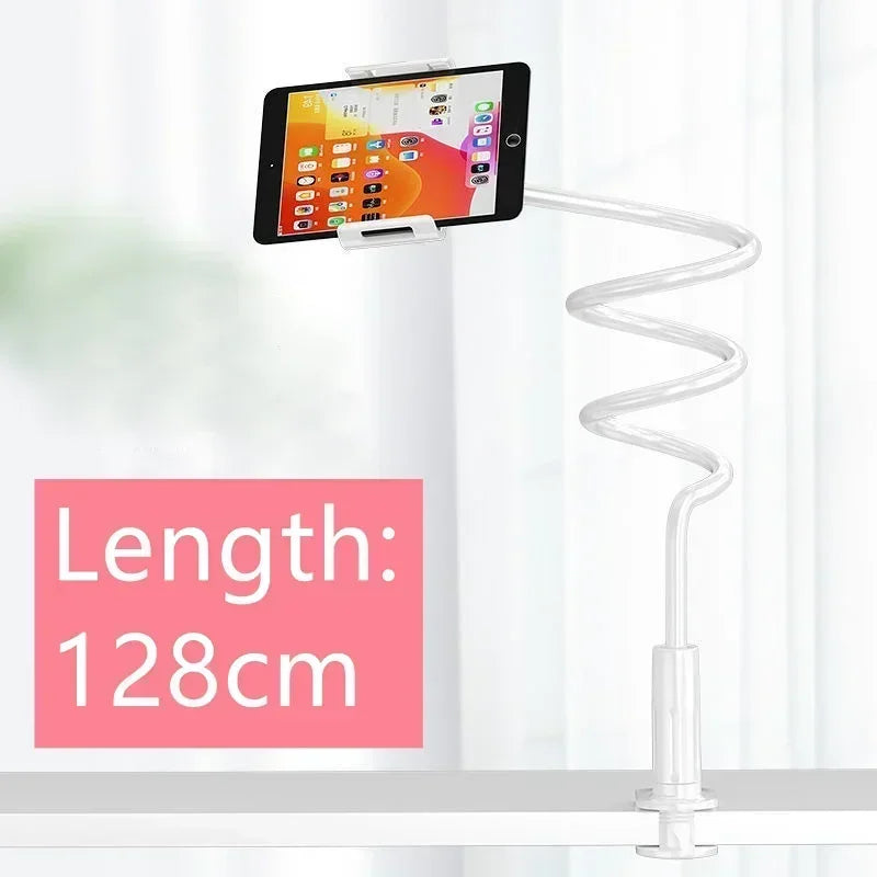 128cm Phone Holder Stand Lazy Bracket Headrest Bed 360 Flexible Long Arms Clamp Mount for IPhone Samsung and 3.5~6.7" Device GLOBGRIP®
