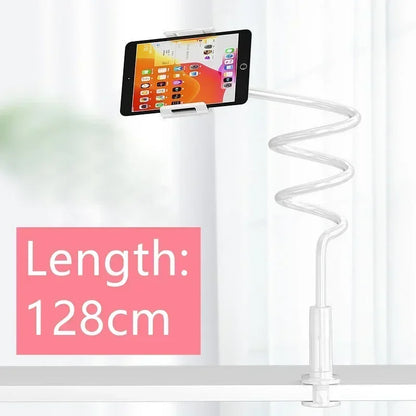 128cm Phone Holder Stand Lazy Bracket Headrest Bed 360 Flexible Long Arms Clamp Mount for IPhone Samsung and 3.5~6.7" Device GLOBGRIP®