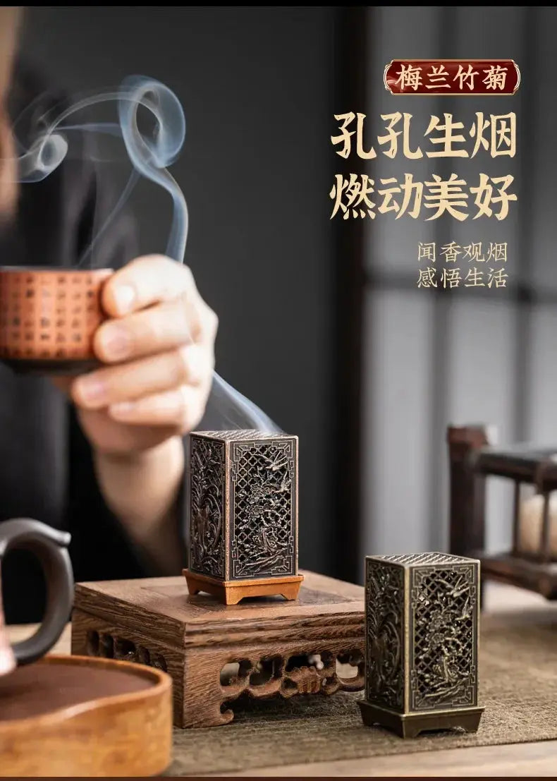 Square Vertical Incense Burner | Industrial Anti-Slip Solution GLOBGRIP®