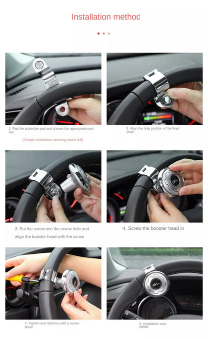 Steering Wheel Booster Ball Spinner | Industrial Anti-Slip Solution GLOBGRIP®