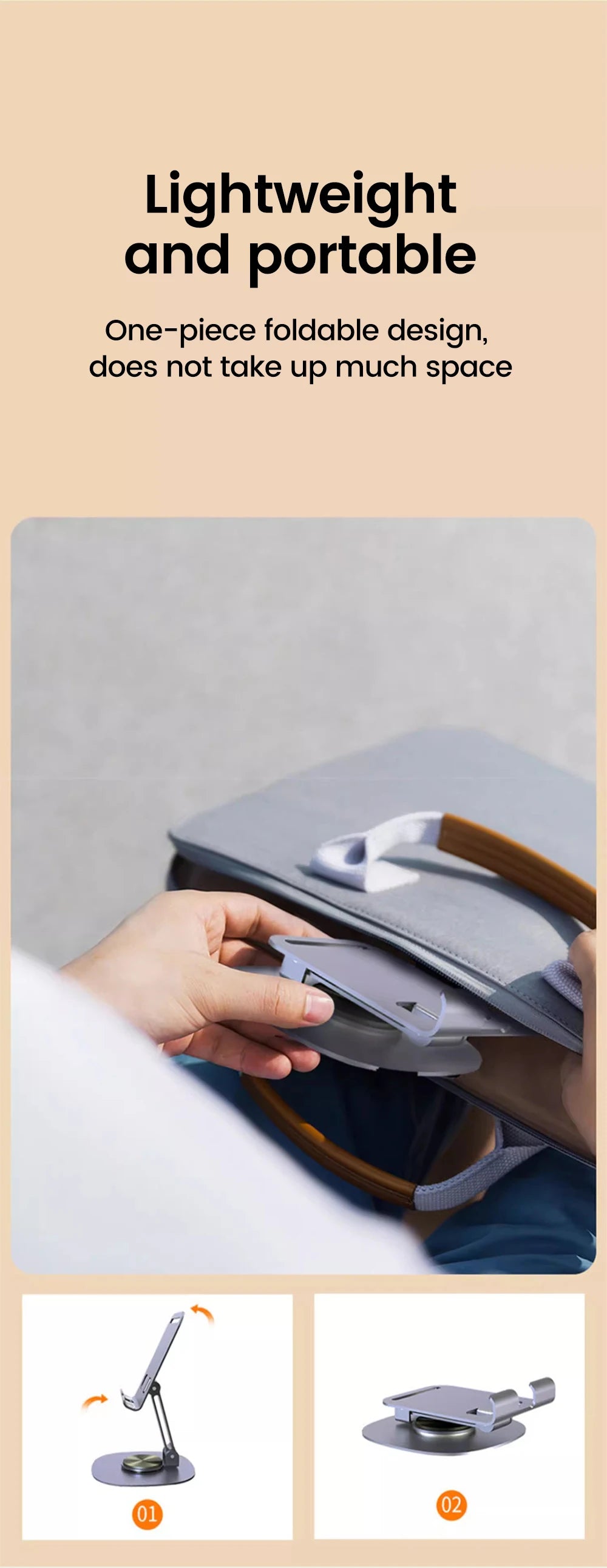 Olaf Rotating Table Cell Phone Holder Support Desktop Stand For iPad Samsung iPhone 15 14 13 Mobile Mount GLOBGRIP®