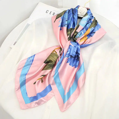 Luxury Silk Satin Square Scarf | Industrial Anti-Slip Solution GLOBGRIP®