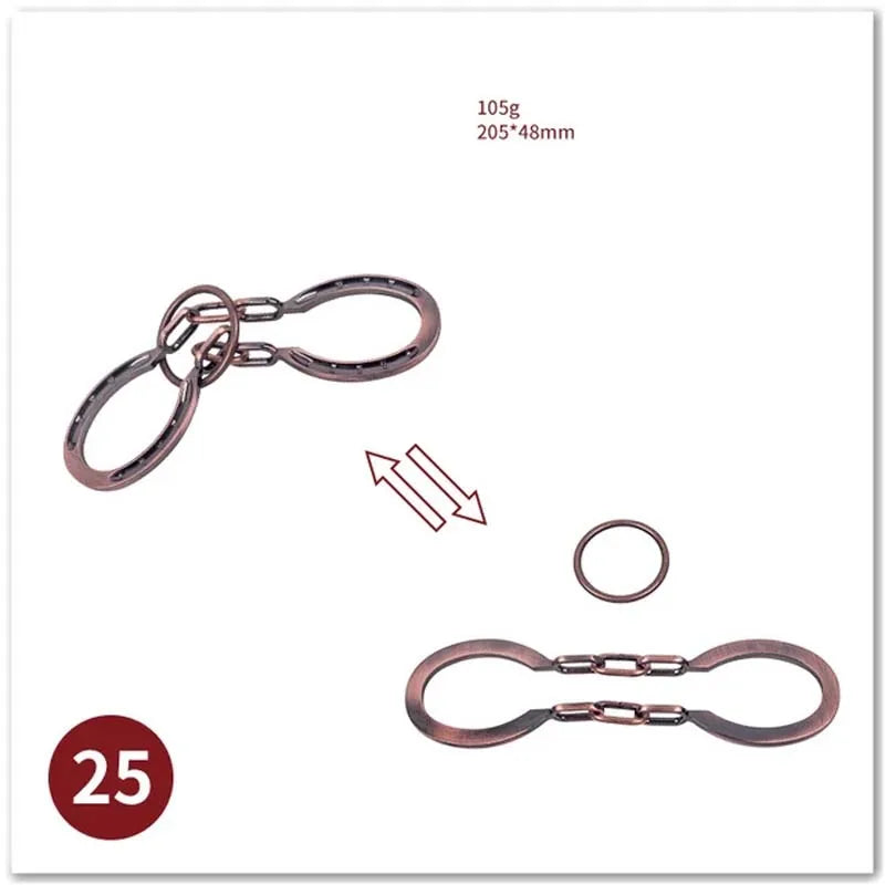 🧠 Classic IQ Metal Brain Teaser GLOBGRIP®