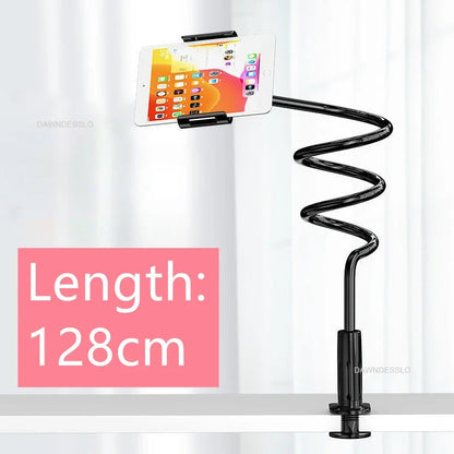 128cm Phone Holder Stand Lazy Bracket Headrest Bed 360 Flexible Long Arms Clamp Mount for IPhone Samsung and 3.5~6.7" Device GLOBGRIP®