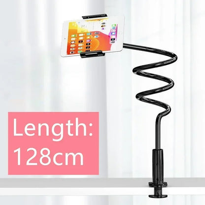 128cm Phone Holder Stand Lazy Bracket Headrest Bed 360 Flexible Long Arms Clamp Mount for IPhone Samsung and 3.5~6.7" Device GLOBGRIP®