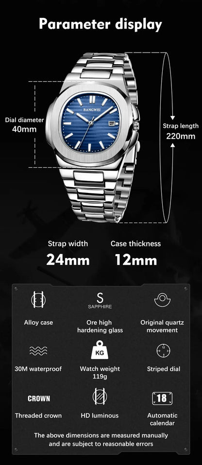 Luxury Men's Quartz Watches | Industrial Anti-Slip Solution GLOBGRIP®