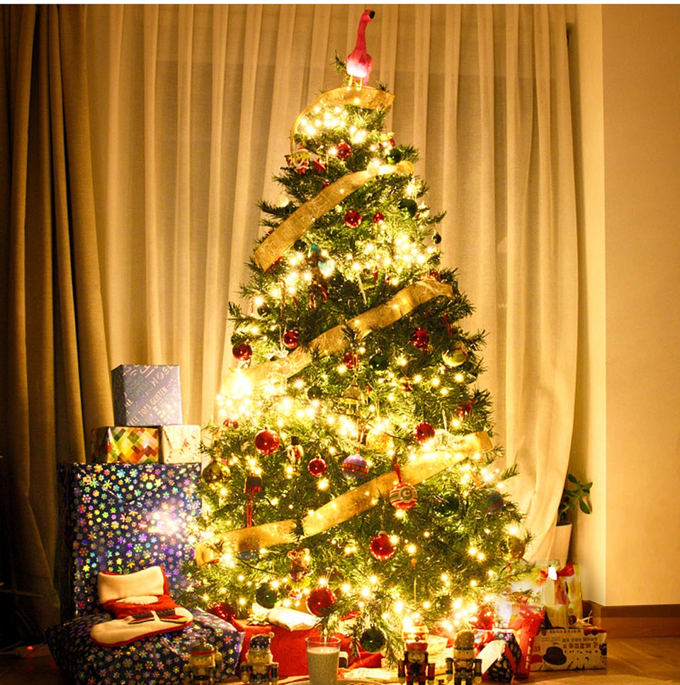 10M-100M Led Light String Street Garland Fairy Light 110V 220V Waterproof Outdoor Garden Party Wedding Christmas Decoration Lamp GLOBGRIP®