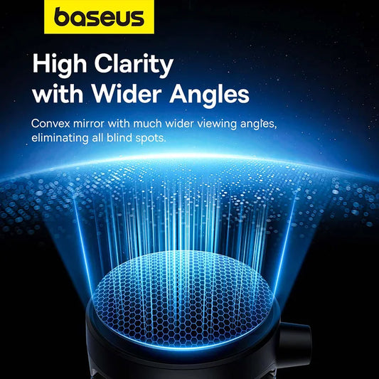 Baseus Car Backseat Rear View Mirror Full Vision 360 Degree Wide Angle Get Off Safety Assistant Waterproof Auto Rearview Mirror GLOBGRIP®