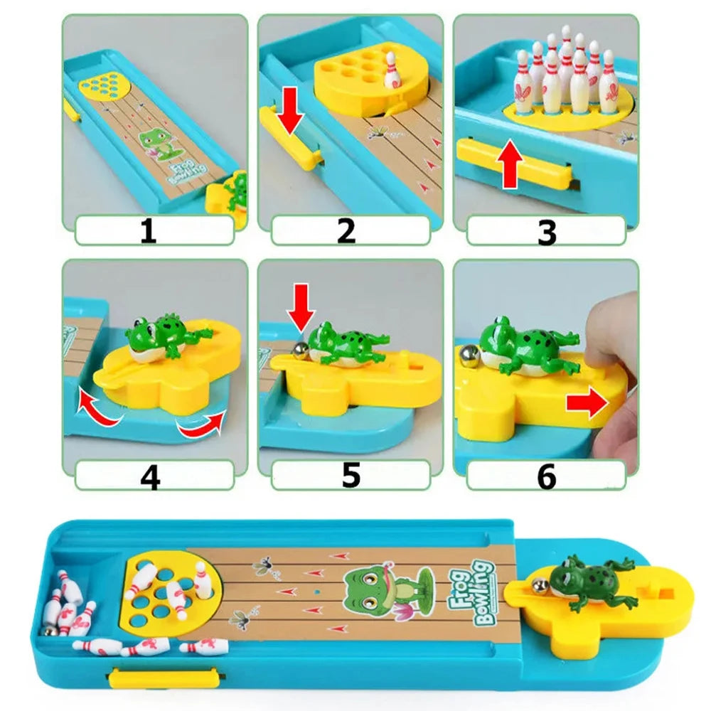 🎳🐸 Mini Frog Bowling Game Set GLOBGRIP®