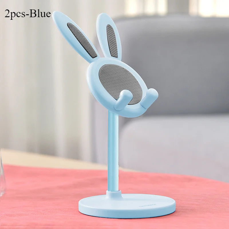 The cute Rabbit mobile phone stand desktop can lift and adjust the desktop phone accessories  phone stand  phone grip GLOBGRIP®
