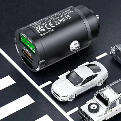 USB Car Charger 100W PD Type-C Fast Charging GLOBGRIP®