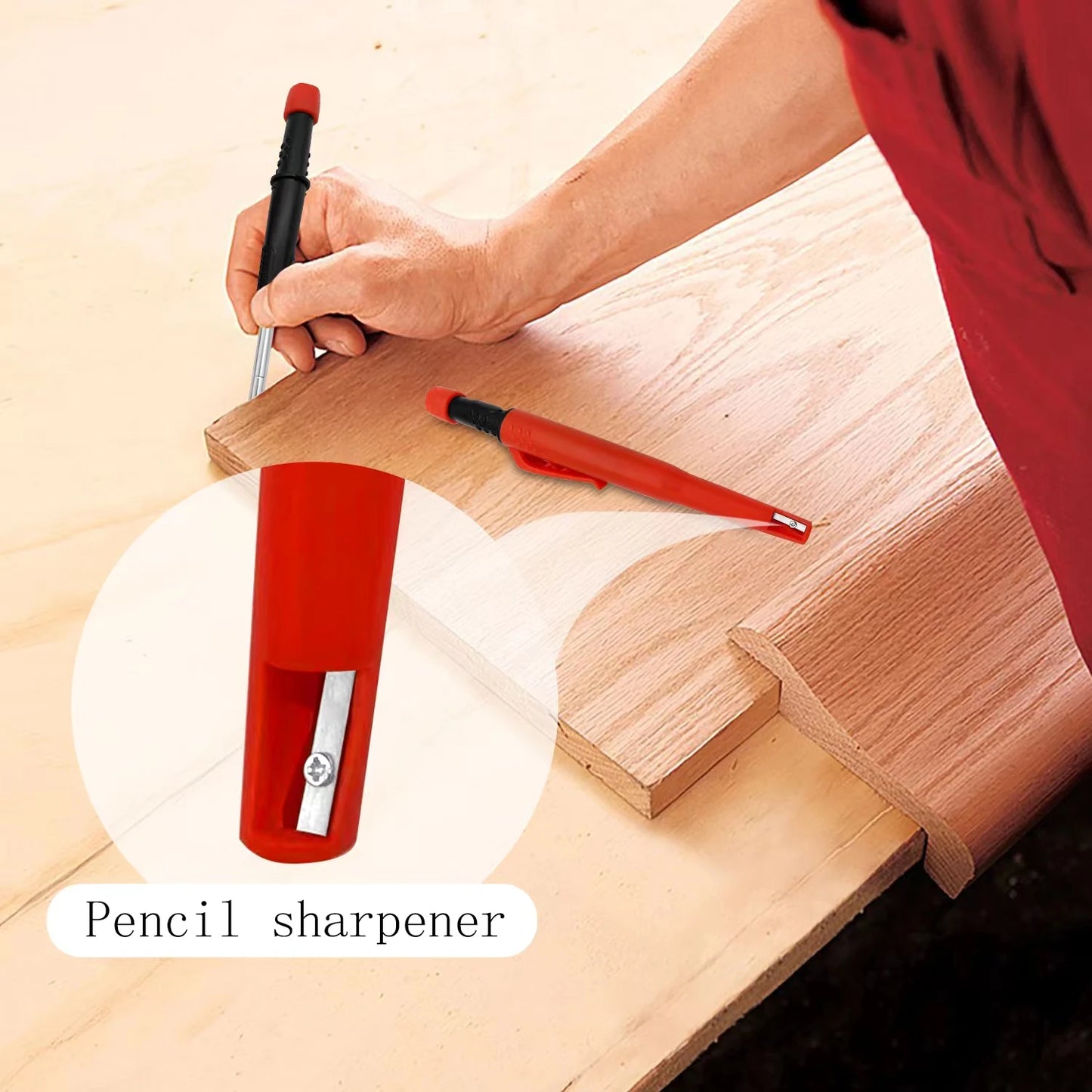 Carpenter Mechanical Pencil For Woodworking Construction GLOBGRIP®