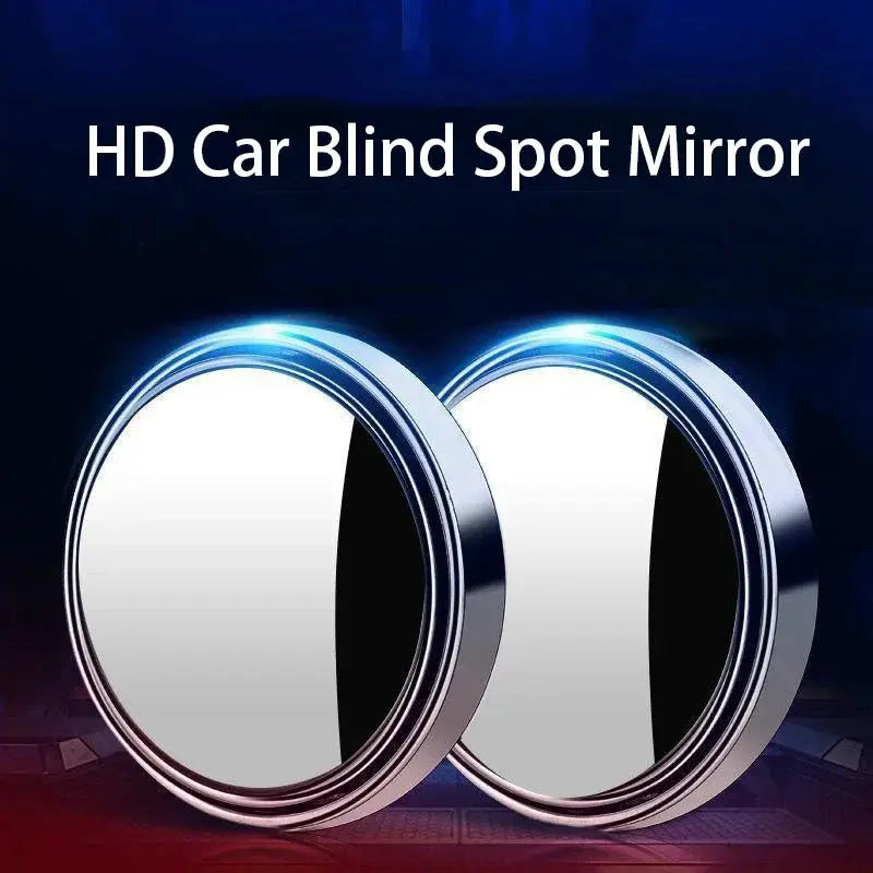 GLOBGRIP HD car blind spot mirrors with round design for improved vehicle side visibility