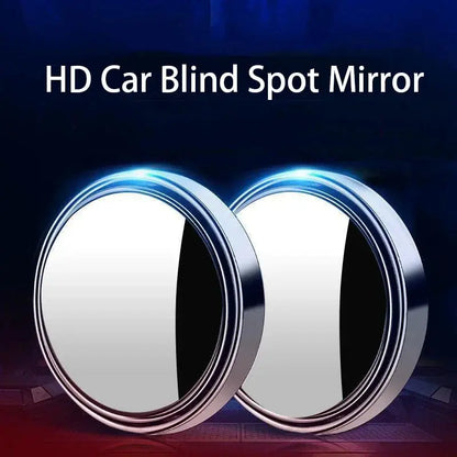 GLOBGRIP HD car blind spot mirrors with round design for improved vehicle side visibility