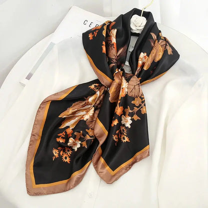 Luxury Silk Satin Square Scarf | Industrial Anti-Slip Solution GLOBGRIP®