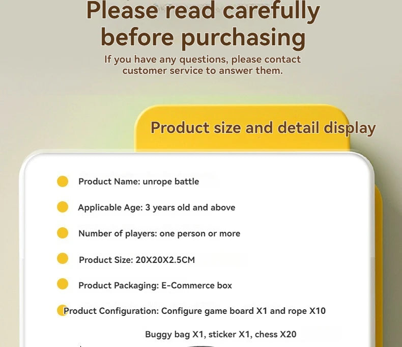 New Kid Rope Knots Puzzle  Board Game Color Line Twisted Connected Ropes Logic Thinking Table Game Parent Child Interactive Toy GLOBGRIP®