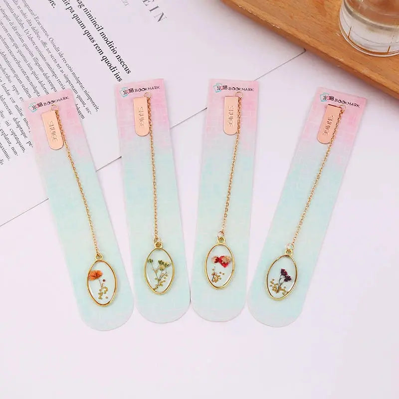 Aesthetic Floral Metal Bookmark | Industrial Anti-Slip Solution GLOBGRIP®