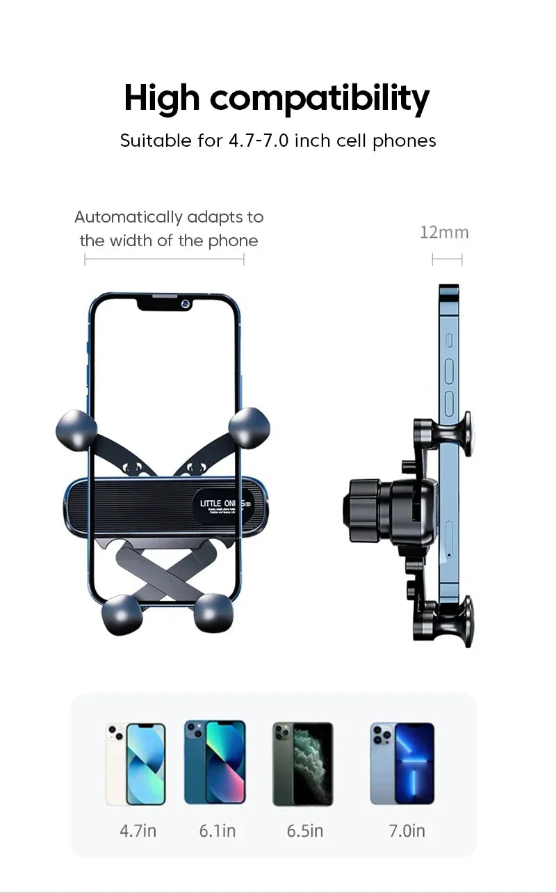 Gravity Car Phone Holder Air Vent Clip GLOBGRIP®