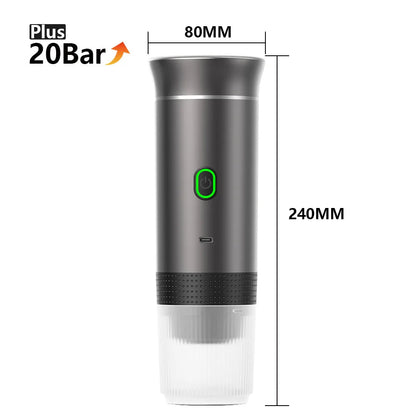 Portable Espresso Coffee Machine | Wireless 3-in-1 Travel Coffee Maker | GLOBGRIP® GLOBGRIP®
