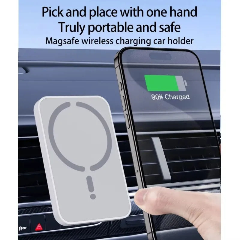 Magnetic Wireless Car Charger – Air Outlet GLOBGRIP®