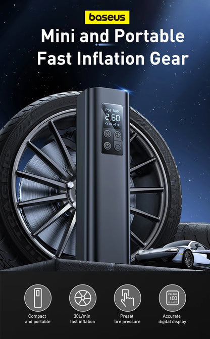 .  🔧 Mini Car Air Compressor GLOBGRIP®