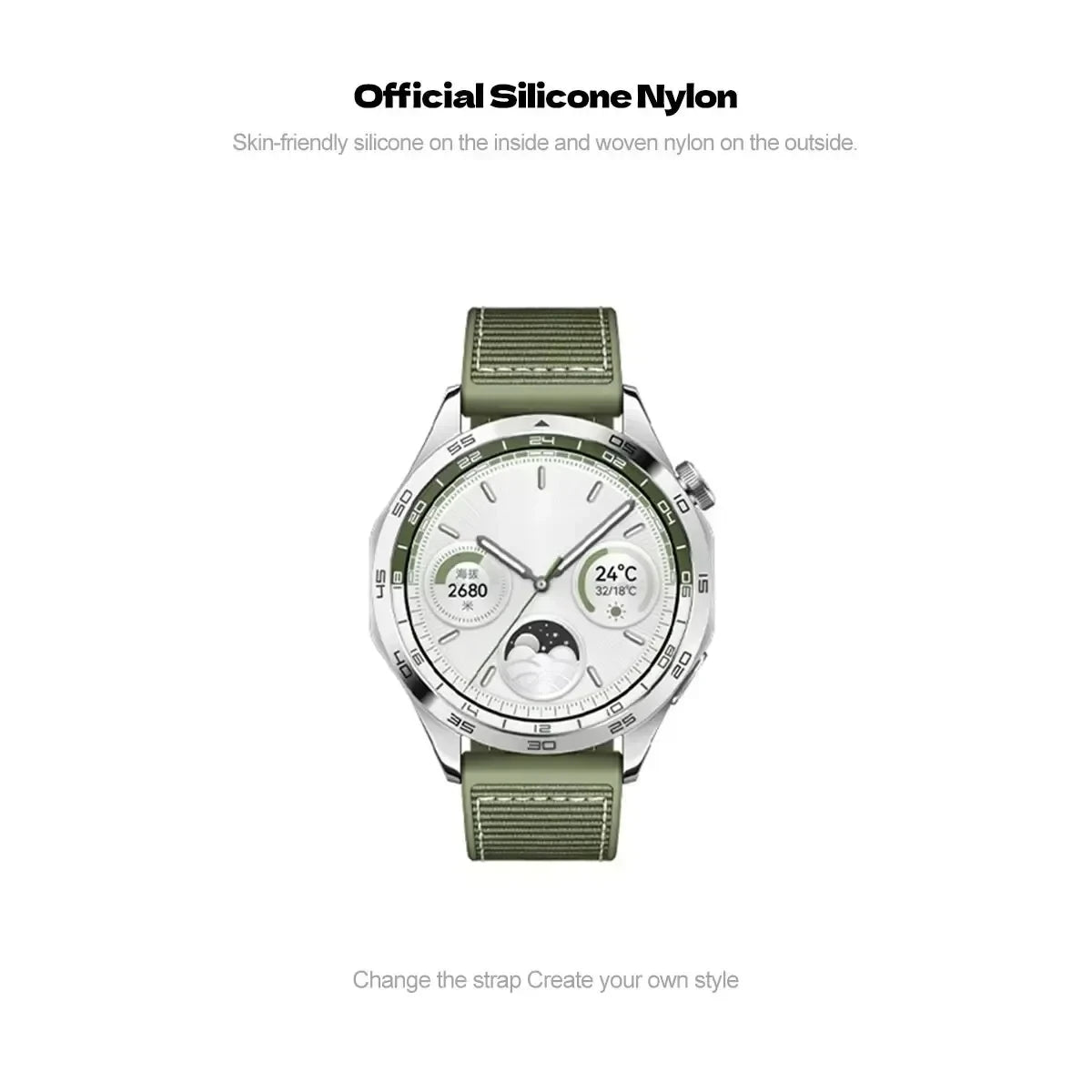 22mm Nylon Silicone Watch Bands For HUAWEI GT 4 46mm/Watch 4 Pro/GT 3 Sport Replacement Band for Samsung Galaxy Watch 6/5 Strap GLOBGRIP®