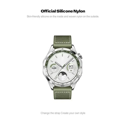 22mm Nylon Silicone Watch Bands For HUAWEI GT 4 46mm/Watch 4 Pro/GT 3 Sport Replacement Band for Samsung Galaxy Watch 6/5 Strap GLOBGRIP®