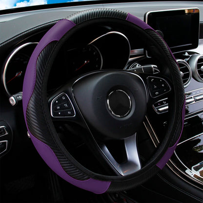 Carbon Fiber Leather Car Steering Wheel Cover GLOBGRIP®