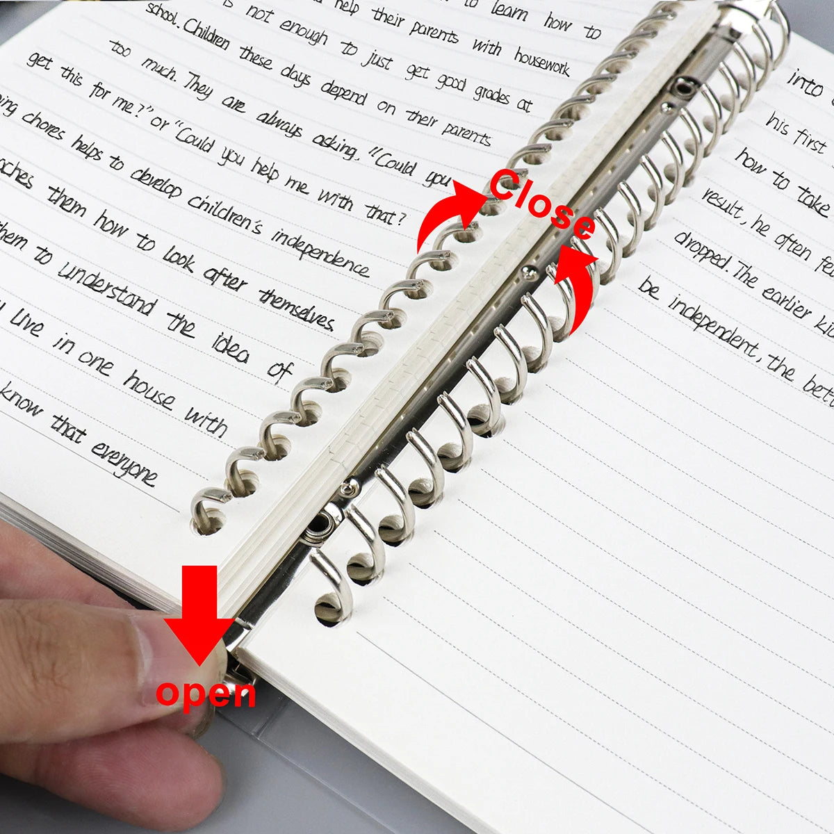 A4 / B5 / A5 Loose-Leaf Refill Binder Notebook GLOBGRIP®