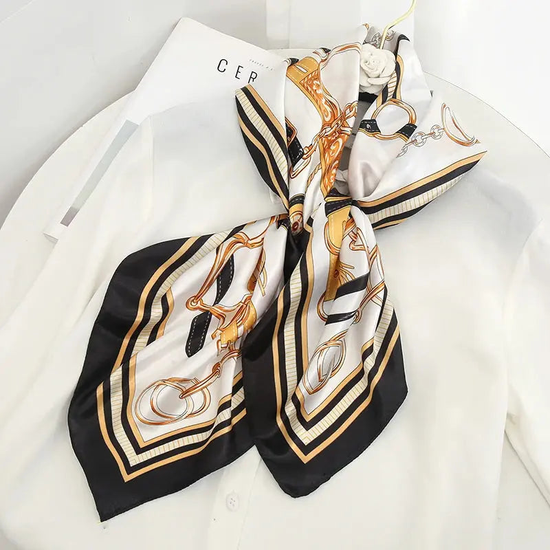 Luxury Silk Satin Square Scarf | Industrial Anti-Slip Solution GLOBGRIP®