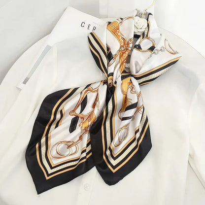 Luxury Silk Satin Square Scarf | Industrial Anti-Slip Solution GLOBGRIP®