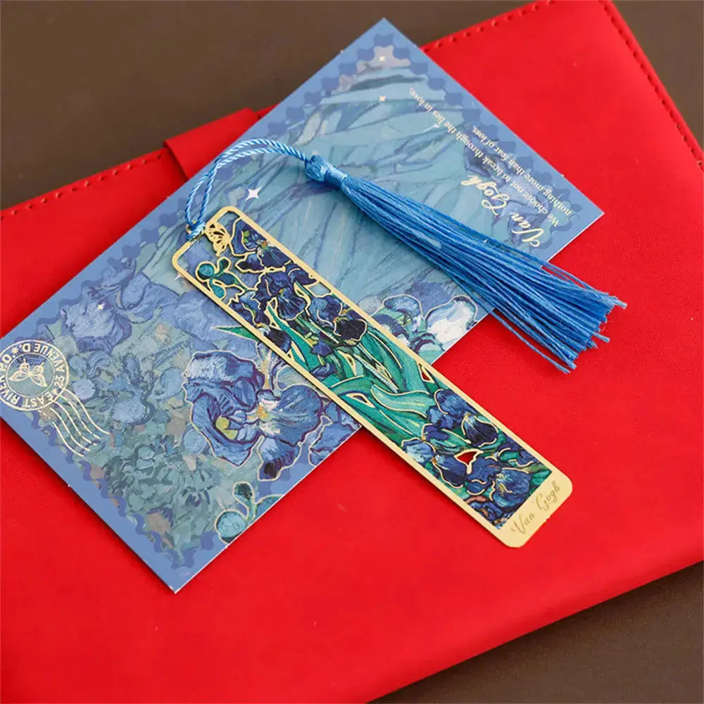 Aesthetic Floral Metal Bookmark | Industrial Anti-Slip Solution GLOBGRIP®
