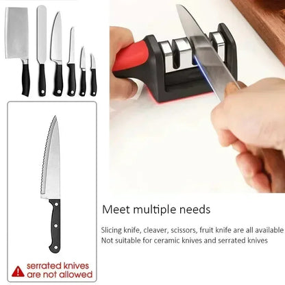🔪 3-Segment Knife Sharpener | Industrial Anti-Slip Solution GLOBGRIP®