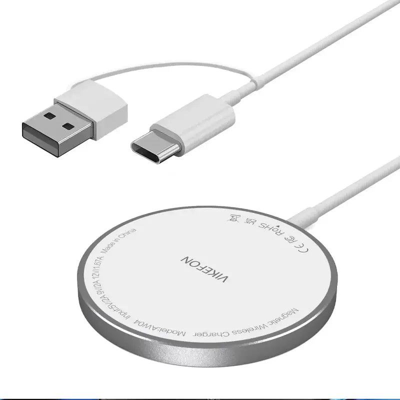 Magnetic Wireless Charger Pad USB + Type-C | Industrial Anti-Slip Solution GLOBGRIP®