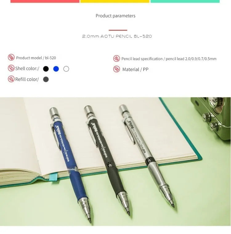 ✏️ Mechanical Pencil Set 2.0mm GLOBGRIP®
